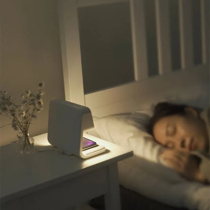 Bedside Multi-Charger Lamp