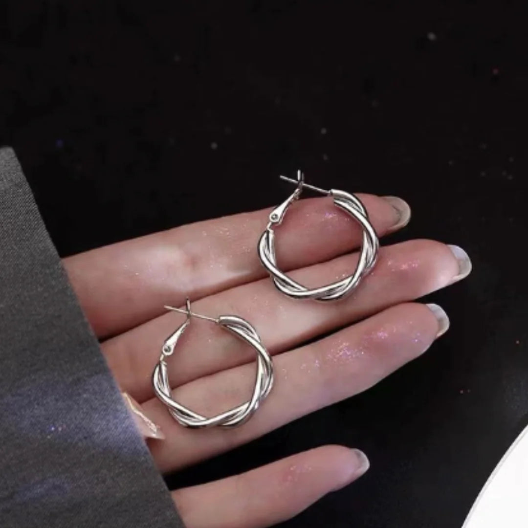 Twist Loop Earrings