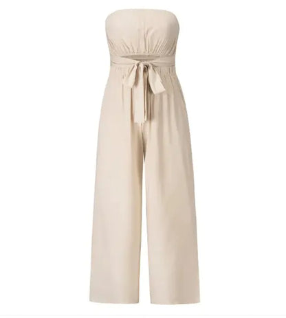 Ribbon Tube Jumpsuit