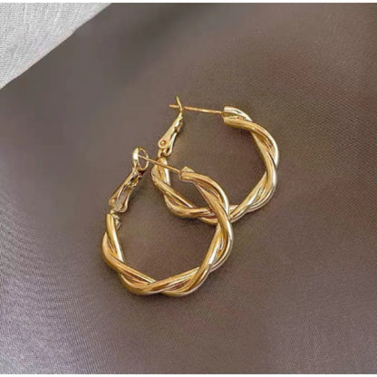 Twist Loop Earrings