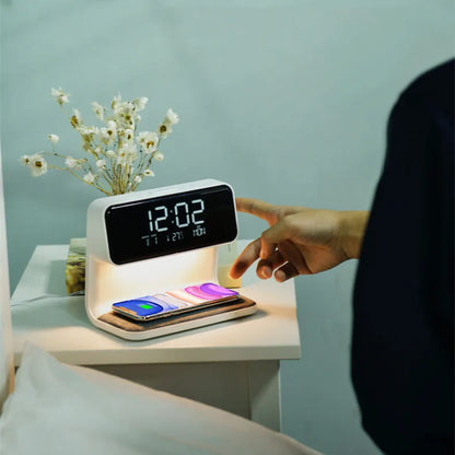 Bedside Multi-Charger Lamp