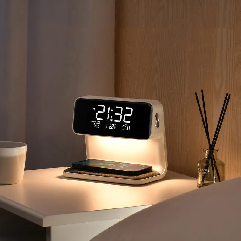 Bedside Multi-Charger Lamp